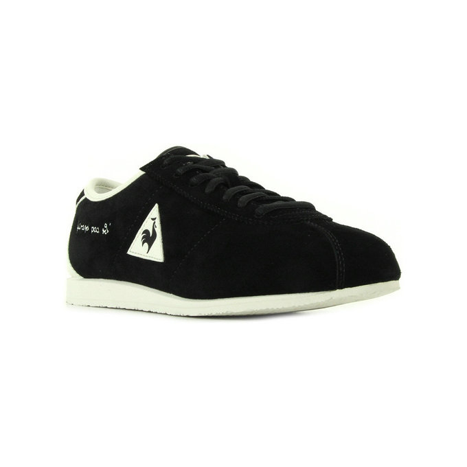 Le Coq Sportif Wendon W Suede Noir - Chaussures Baskets Basses Femme